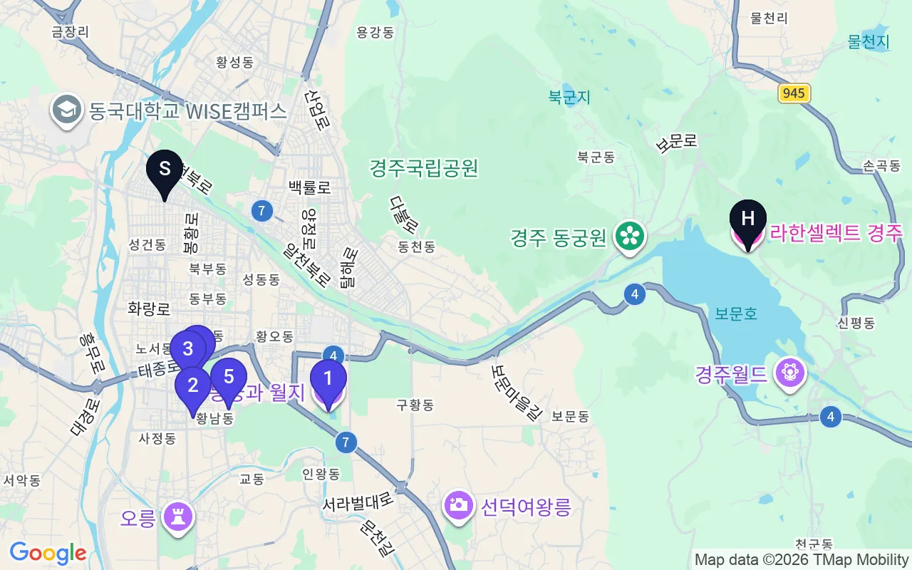 1일차 동선 지도