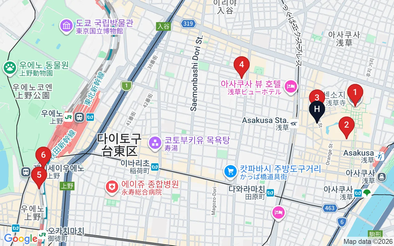 3일차 동선 지도