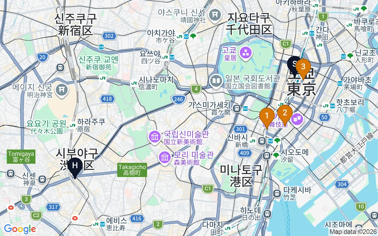 4일차 동선 지도